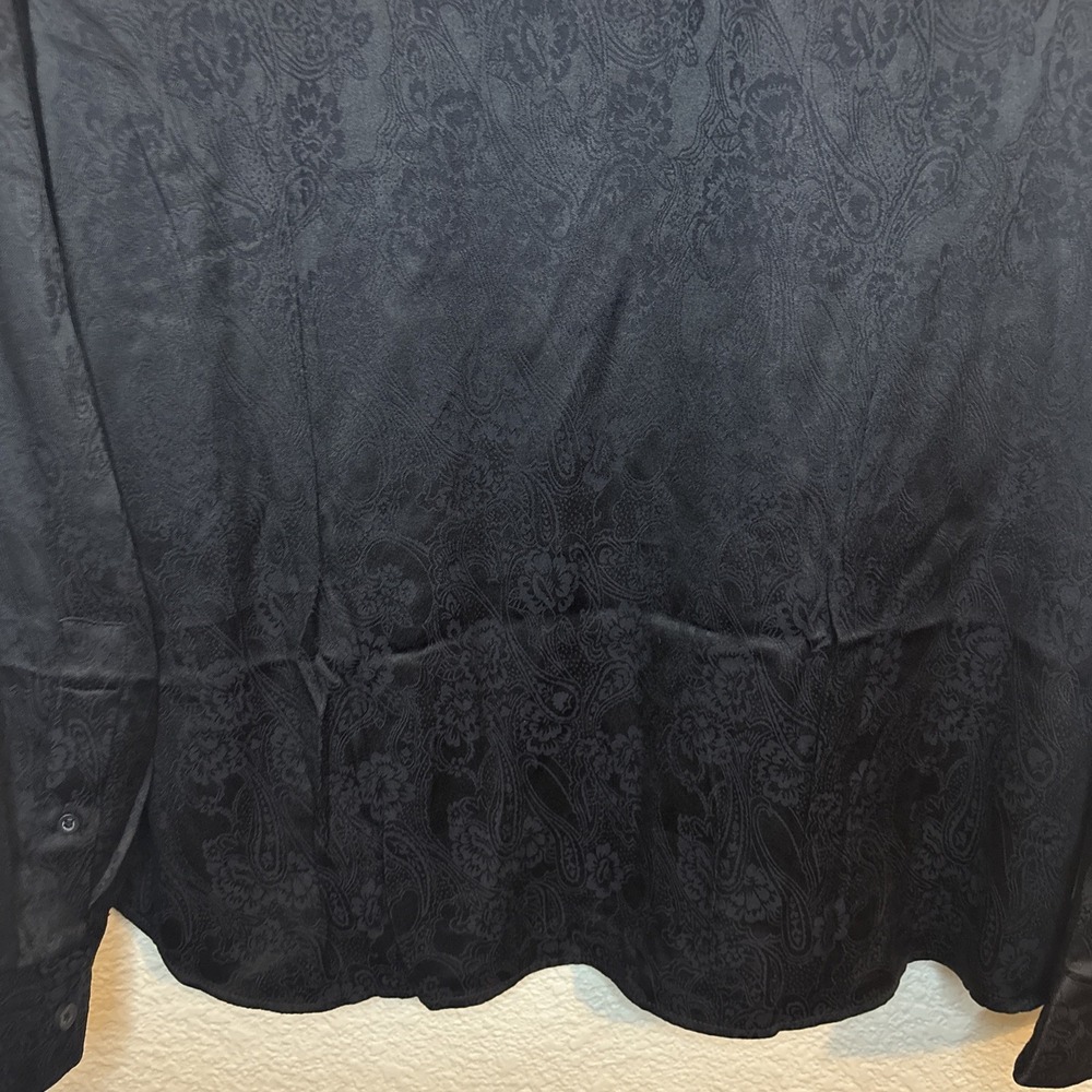 Guess Men's regular fit Shirt Long‎ Sleeves Paisley Print Allover Size XL - Picture 15 of 16
